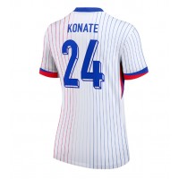 Maglie da calcio Francia Ibrahima Konate #24 Seconda Maglia Femminile Europei 2024 Manica Corta